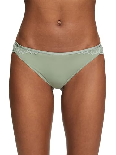 ESPRIT Damen Big Flower LACE RCS BRZ. Brief Slip, Dusty Green, 44 von ESPRIT