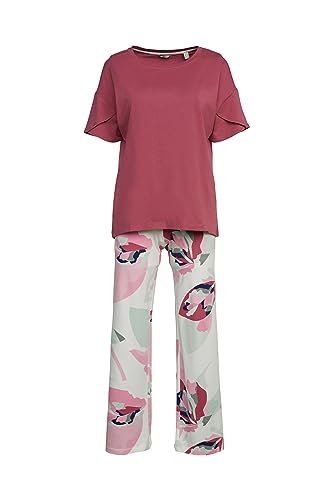 ESPRIT Damen Big Print CMD NW SUS pj 7/8l_ss Pyjamaset, Off White 3, L von ESPRIT