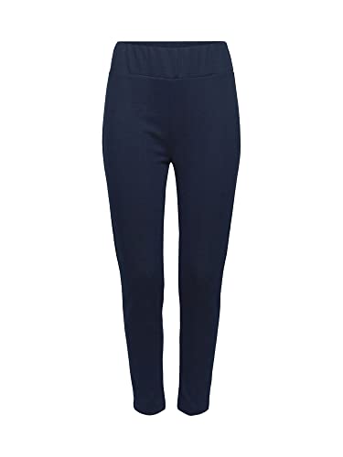 ESPRIT Damen Leggings Check W LE blickdicht gemustert 1 Stück, Blau (Marine 6120), 42-44 von ESPRIT