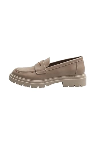 ESPRIT Damen Chunky Penny Loafer, 240/TAUPE, 36 EU von ESPRIT