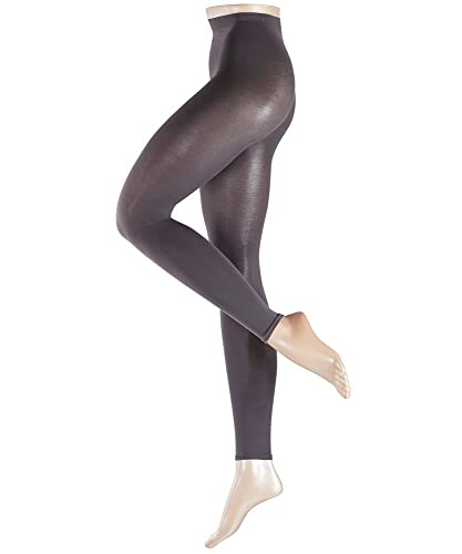 ESPRIT Damen Leggings Cotton W LE blickdicht einfarbig 1 Stück, Grau (Stone Grey 3988), 44-46 von ESPRIT
