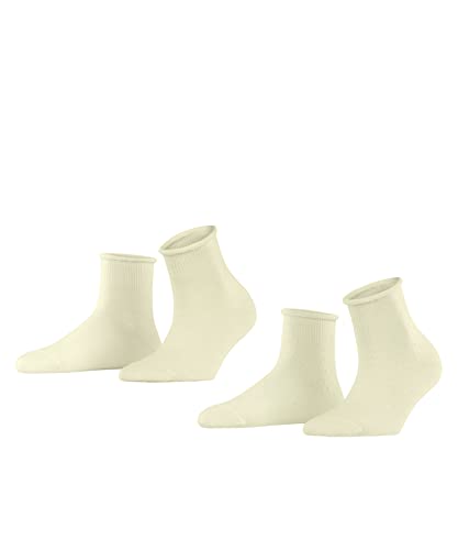 Esprit Damen Kurzsocken Cozy Dot 2-Pack, Schurwolle, 2 Paar, Weiß (Off-White 2010), 39-42 von ESPRIT