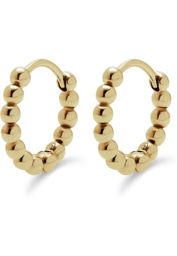 ESPRIT Damen-Creolen 925er Silber One Size, Gold 32026117 von Esprit