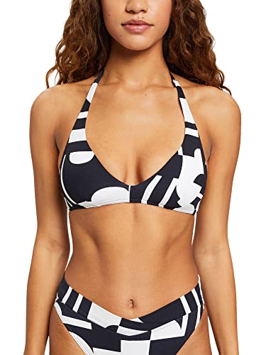 ESPRIT Damen Cube Beach Pad.halterneck Bikini, Black 3, B EU von ESPRIT