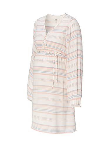 ESPRIT Damen Dress Woven Nursing Long Sleeve Stripe Kleid, Weiß-124, 42 von ESPRIT