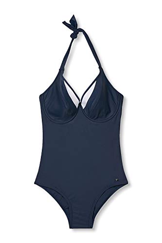 ESPRIT Damen Estero Beach BC Swimsuit Einteiler, Blau (Navy 400), 38F (Herstellergröße: 38 F) von ESPRIT