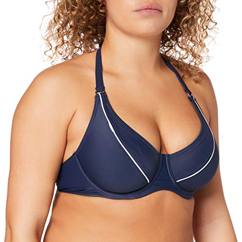 ESPRIT Damen Estero Beach BC Underwire solid Bikinioberteil, 400/Navy, 42D von ESPRIT