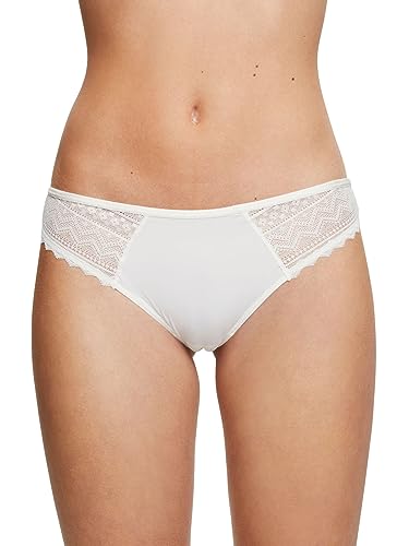 ESPRIT Damen Everyday LACE RCS BRZ.Brief Slip, Off White, 38 von ESPRIT