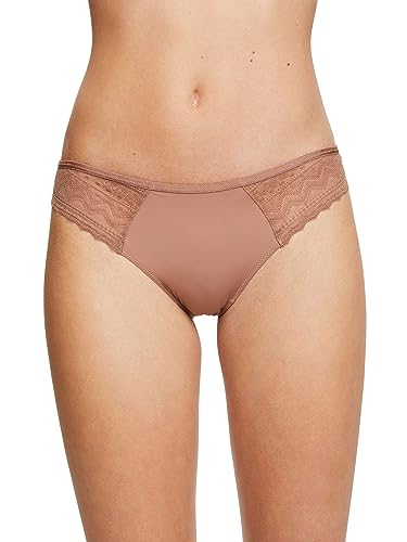 ESPRIT Damen Everyday LACE RCS BRZ.Brief Slip, Skin BEIGE, 38 von ESPRIT