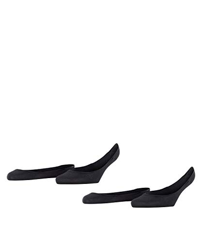 ESPRIT Damen Füßlinge Basic 2-Pack, Baumwolle, 2 Paar, Schwarz (Black 3000), 39-42 von ESPRIT