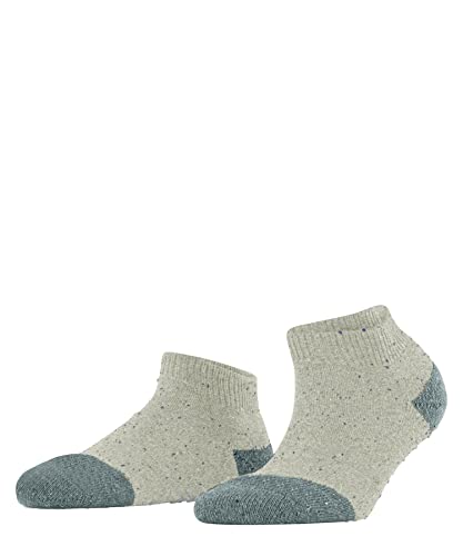 ESPRIT Damen Hausschuh-Socken Effect W HP Wolle rutschhemmende Noppen 1 Paar, Blau (Cloud Melange 6886), 35-38 von FALKE