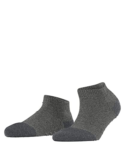 ESPRIT Damen Hausschuh-Socken Effect W HP Wolle rutschhemmende Noppen 1 Paar, Grau (Light Grey 3400), 35-38 von FALKE