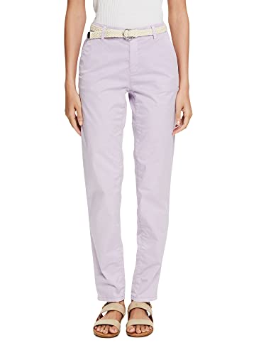 ESPRIT Damen Hose 032ee1b350, Lilac, 30W / 32L von ESPRIT