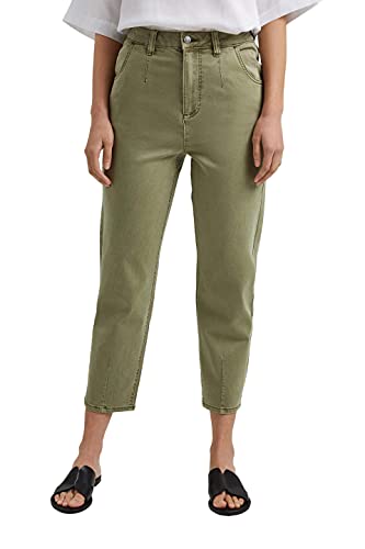 ESPRIT Damen Hose 051ee1b323, 345/Light Khaki, 36W / 26L von ESPRIT