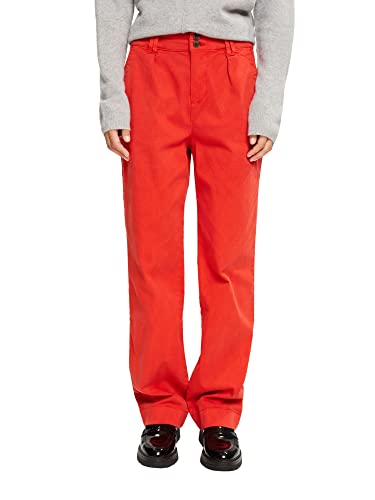 ESPRIT Damen Hose 072ee1b328, 635/Orange Red, 30W / 30L von ESPRIT