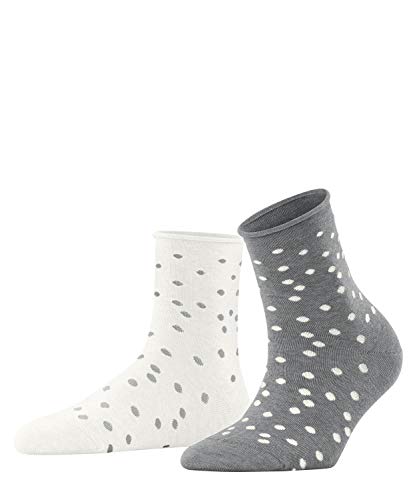 ESPRIT Damen Irregular Dots 2-Pack W SSO Hausschuh-Socken, Mehrfarbig (Sortiment 10), 35-38 (2er Pack) von ESPRIT