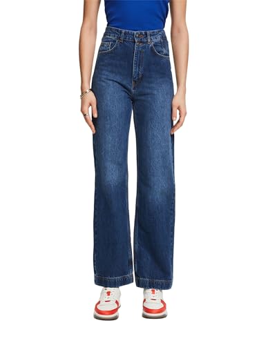 ESPRIT Damen Jeans 992ee1b359, Blue Medium Washed, 32W / 32L von ESPRIT