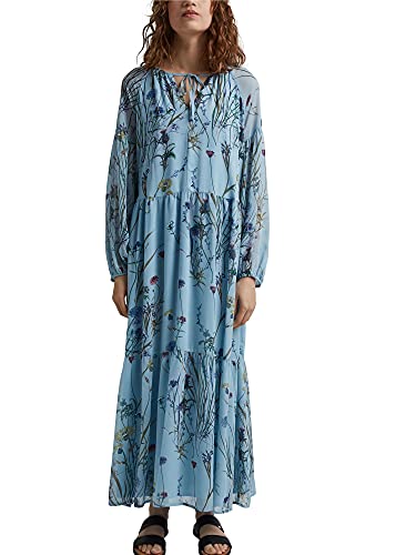 ESPRIT Damen Kleid 041ee1e314, 443/Light Blue 4, 32 von ESPRIT