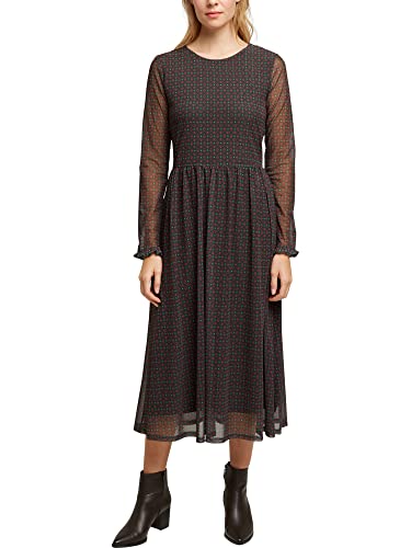 ESPRIT Damen Kleid 100ee1e323, Dark Green, XS von ESPRIT