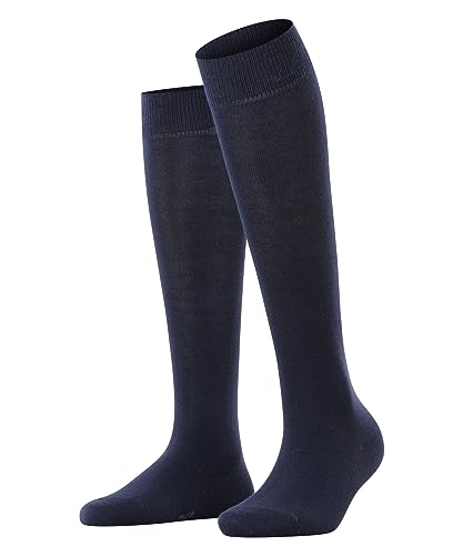 ESPRIT Damen Kniestrümpfe Basic Pure W Kh Baumwolle mit Komfortbund 1 Paar, Blau Marine 6120, 39-42 von ESPRIT