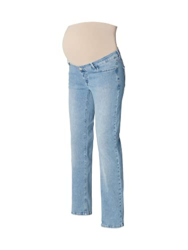 ESPRIT Damen Pants Denim Over The Belly Straight Jeans, Lightwash-950, 34 von ESPRIT