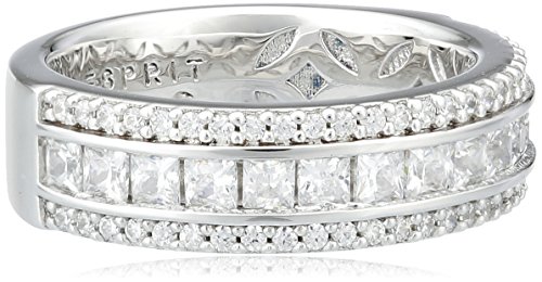 ESPRIT Damen-Ring 925 Sterling Silber Zirkonia Exquisite Gr.57 (18.1) ESRG92334A180 von ESPRIT