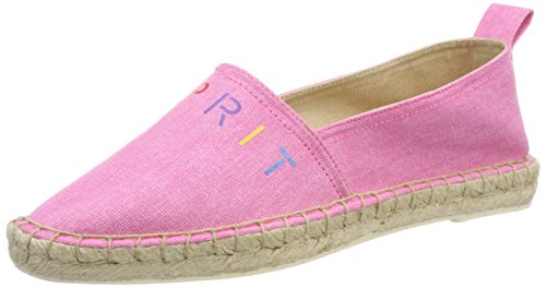 ESPRIT Damen Sanas Slipper Espadrilles, Pink von ESPRIT