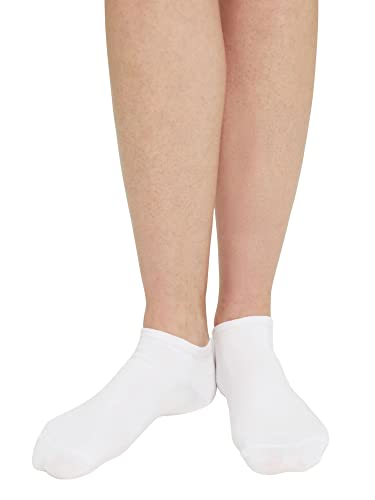 ESPRIT Damen Sneakersocken Uni 2-Pack W SN Baumwolle kurz einfarbig 2 Paar, Weiß (White 2000), 39-42 von ESPRIT
