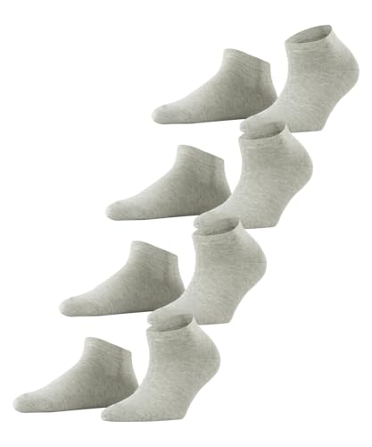 ESPRIT Damen Sneakersocken Solid W Sn Baumwolle kurz einfarbig Multipack, Grau Storm Grey 3820, 36-41 von ESPRIT