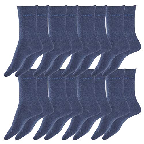 ESPRIT Damen Socken Basic Pure 8er Pack, Größe:35-38, Farbe:Navyblue m (6490) von Esprit