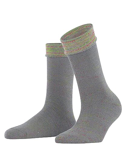 ESPRIT Damen Socken Multicolour Boot Biologische Baumwolle Wolle einfarbig 1 Paar, Grau (Grey 3208), 39-42 von ESPRIT