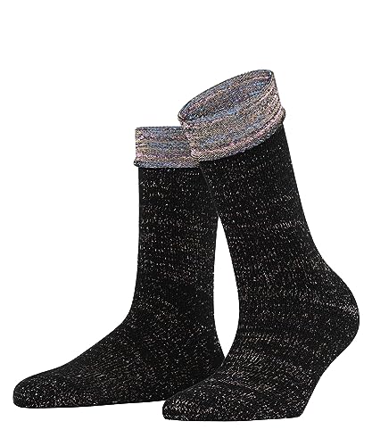 ESPRIT Women's Multicolour Boot W SO Cotton Wool Plain 1 Pair Socks, Black (Black 3000), 2.5-5 von ESPRIT