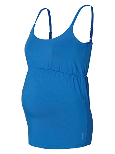 ESPRIT Damen Spaghetti Top T-Shirt, Blau-454, Large von ESPRIT