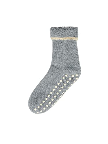 ESPRIT Damen Stoppersocken Cozy W Hp Wolle rutschhemmende Noppen 1 Paar, Grau Mid Grey Melange 3530, 35/38 EU von ESPRIT