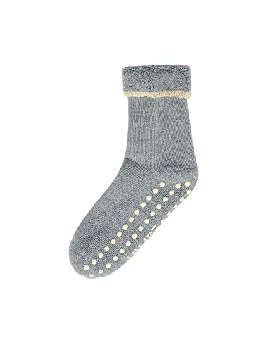 ESPRIT Damen Hausschuh-Socken Cozy W HP Wolle rutschhemmende Noppen 1 Paar, Grau (Mid Grey Melange 3530), 39-42 von ESPRIT