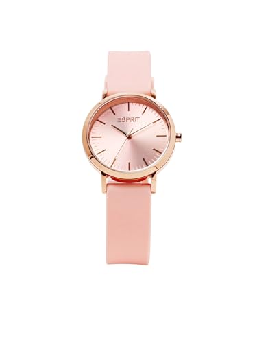 ESPRIT Damen-Uhren Analog Quarz One Size Pink 32025985 von ESPRIT