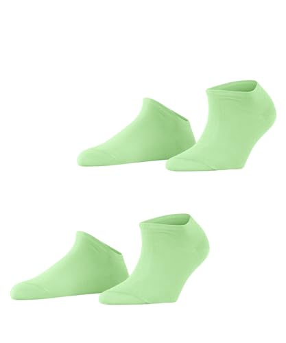 ESPRIT Damen Uni 2-Pack W SN Baumwolle kurz einfarbig 2 Paar Sneakersocken, Blickdicht, Grün (After Eight 7134), 6-8 (2er Pack) von ESPRIT