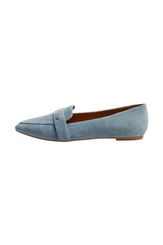 ESPRIT Damen modischer Penny Loafer, 435 Pastel Blue 1, 36 EU von ESPRIT