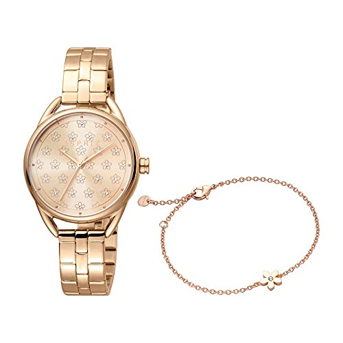 ESPRIT Damenuhr Debi Flower Rosegold MB S 32mm von ESPRIT