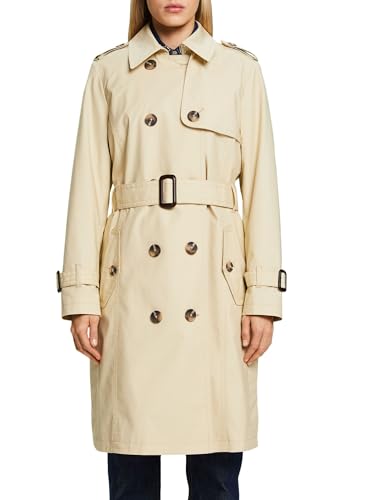 ESPRIT Doppelreihiger Trenchcoat mit Gürtel von ESPRIT