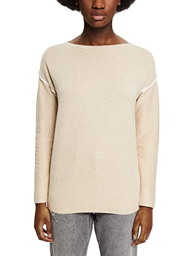 ESPRIT Damen 012EE1I313 Pullover, 288/SAND 4, M von ESPRIT