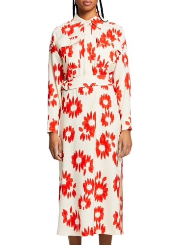 ESPRIT Damen 014ee1e316 Kleid, 055/Ice, 36 von ESPRIT