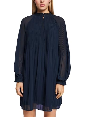 ESPRIT Damen 083EO1E314 Kleid, 450/PETROL Blue, 70 von ESPRIT