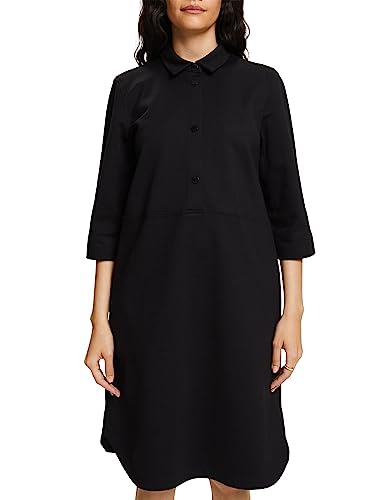 ESPRIT Damen 083EE1E337 Kleid, 001/BLACK, 36 von ESPRIT