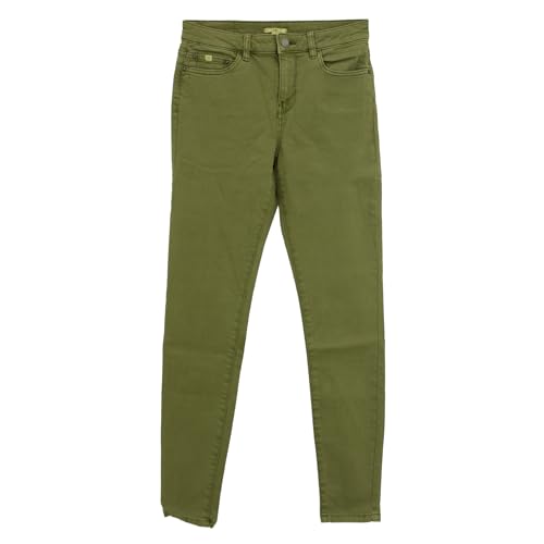 ESPRIT EDC by, Medium Rise Skinny, Damen Jeans Stretchdenim Khaki D 34 W 26 L 30 von ESPRIT