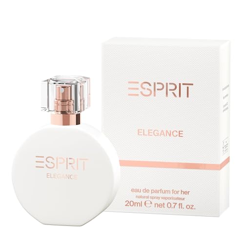 ESPRIT ELEGANCE Parfüm Damen 20ml I Parfüm mit Bergamotte, Jasmin & Vanille I Eau de Parfum Damen für weibliche Leichtigkeit I Fruchtig, floral & musky I Ohne Inhaltsstoffe tierischer Herkunft von ESPRIT