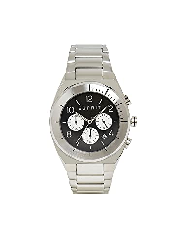 ESPRIT ES1G157M0065 Strike Chrono Uhr Herrenuhr 5 bar Analog Datum Silber von ESPRIT