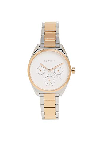ESPRIT ES1L060M0095 Slice Multi Uhr Damenuhr Edelstahl Datum Bicolor von ESPRIT