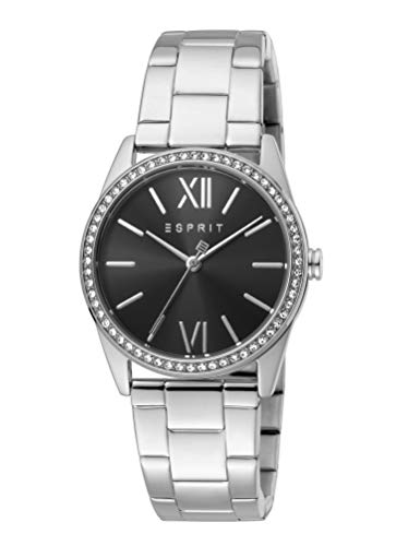 ESPRIT ES1L219M0055 Clara Uhr Damenuhr Edelstahl 5 bar Analog Silber von ESPRIT