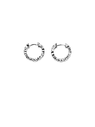 ESPRIT Damen-Creolen 925er Silber One Size, Silber 32023023 von Esprit